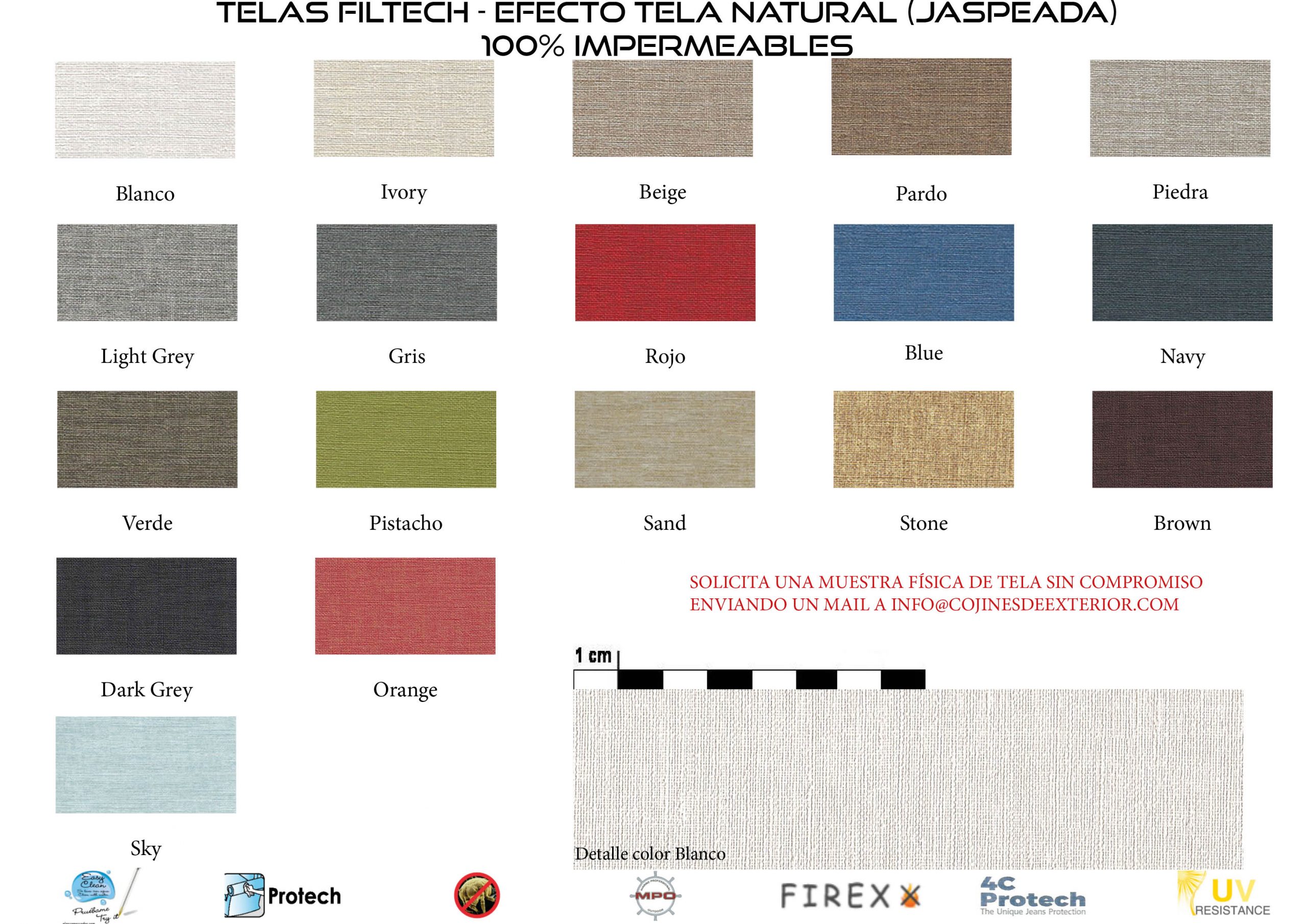 Telas gama "Filtech"