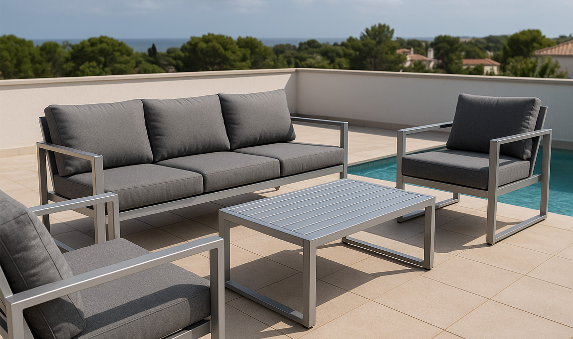 foto terraza cojines acrilicos